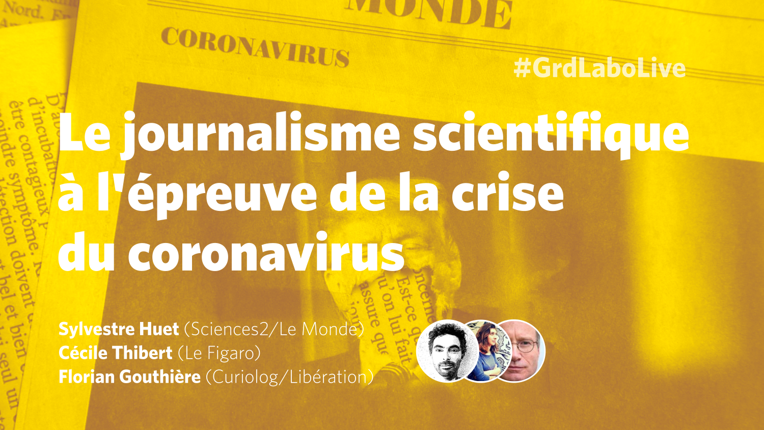 Le journalisme scientifique à l'épreuve du #coronaviruscrisis